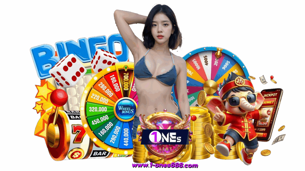 1 ones888 สุดยอดเว็บคาสิโนอัตราจ่ายสูง ลุ้นโบนัสแตกหลักแสน